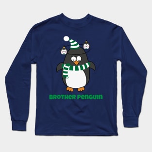 Christmas Penguin Pajama Costume Brother Penguin Shirt T-Shirt Long Sleeve T-Shirt